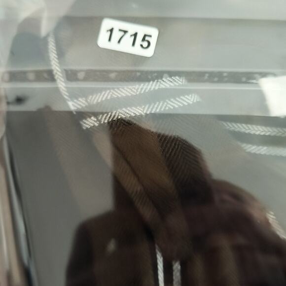 BeachLunchLounge Button Up Shirt Wmn's Sz XL Brown Check Long Sleeve - Picture 13 of 13